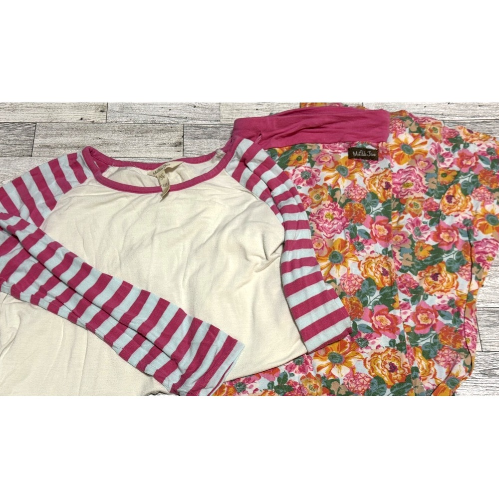 Matilda Jane WOMEN'S Anytime Pj Top + Darling Dreams Pajama Pants Set MEDIUM